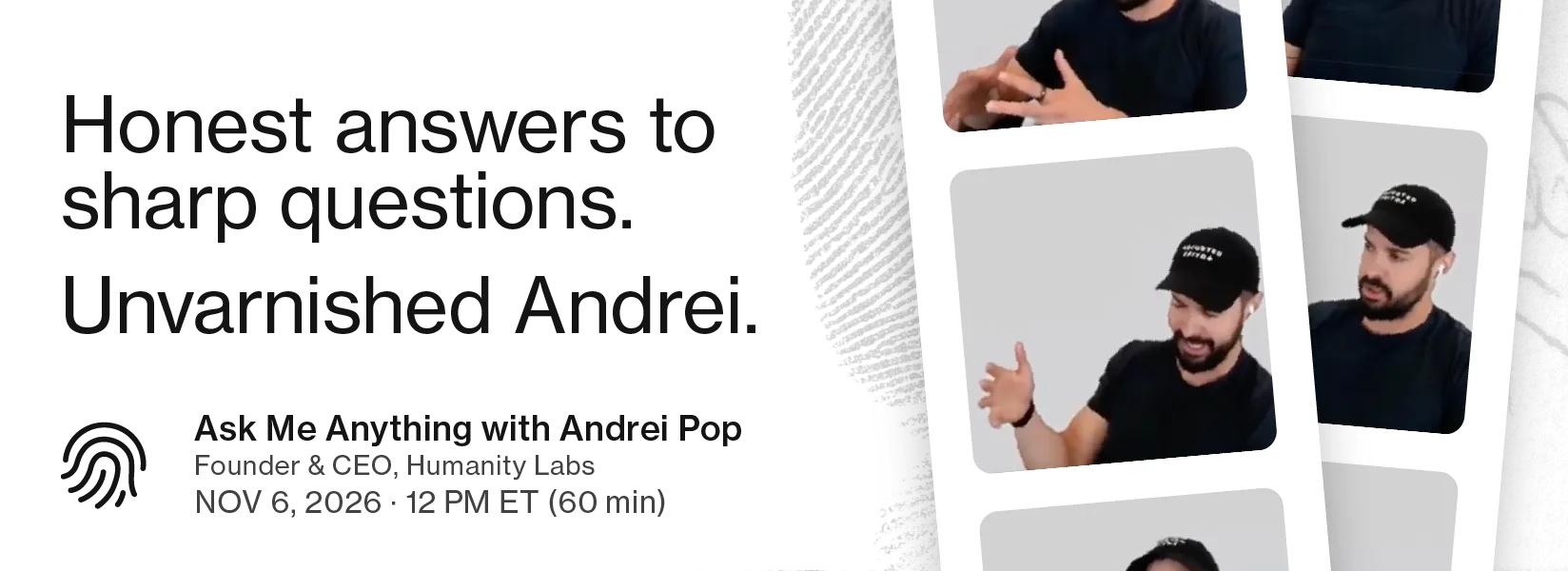 Ask Me Anything with Andrei Pop promo, part 2