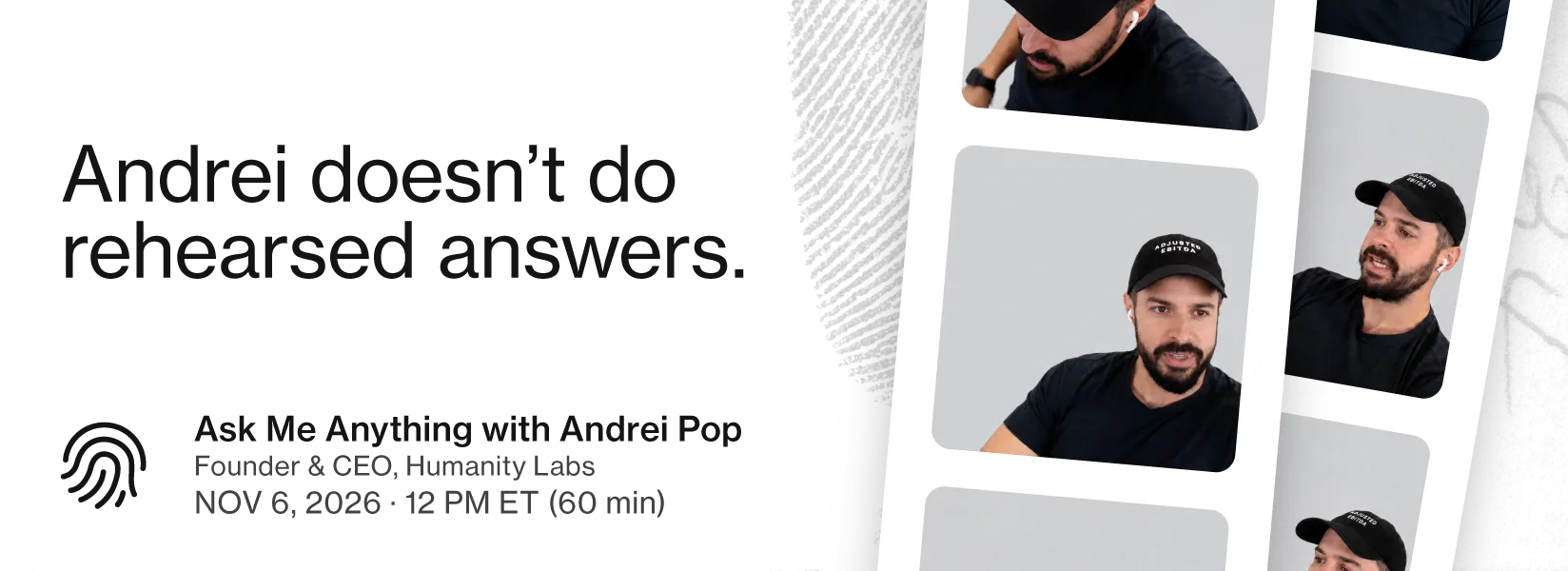 Ask Me Anything with Andrei Pop promo, part 1